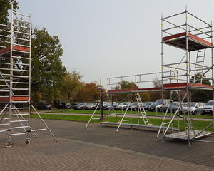Veilig werken op hoogte: werken met steigers cover