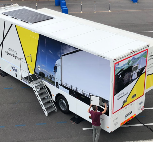 VDAB Goederenvervoer - mobiele vrachtwagensimulator via PIVO Asse