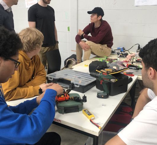 STEM DRONE project Atelier II van programmeren tot testvliegen