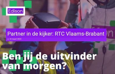 Edison - Partner in de kijker: RTC Vlaams-Brabant